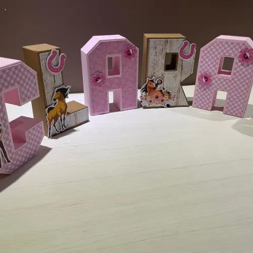 Letras 3d Spirit Corsel