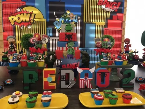 Letras 3d Super Heróis