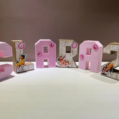 Letras 3d Spirit Corsel