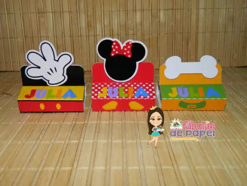 Porta Bis Casa do Mickey Kit com 20