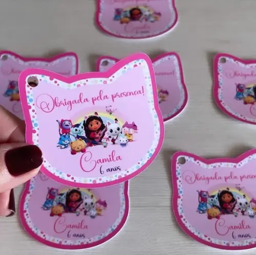 Tag para Lembrancinha Casa Mágica da Gabby