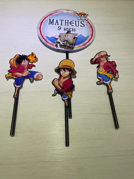 Topo de Bolo Festa One Piece
