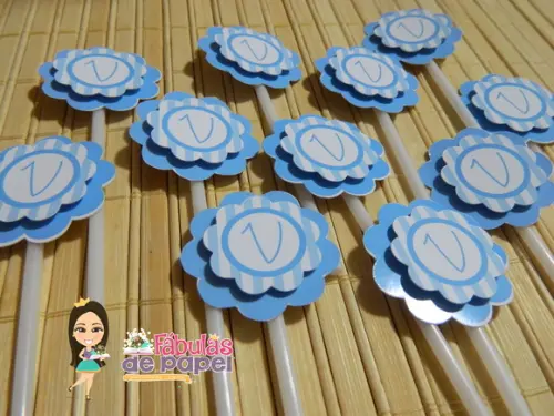 Topper para Docinho  Chá de Bebê Kit com 30