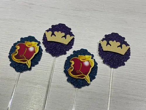 Toppers para docinhos Festa Descendentes