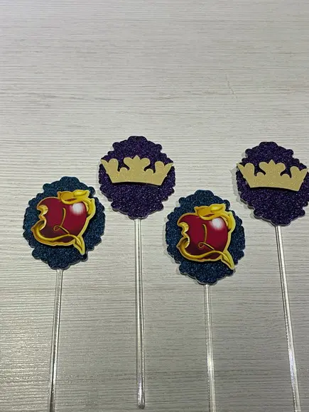 Toppers para docinhos Festa Descendentes
