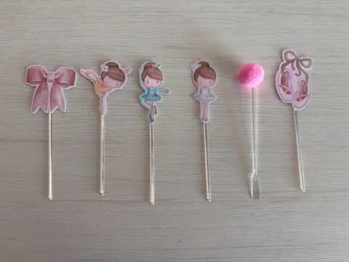 Toppers para Docinhos Festa Bailarina