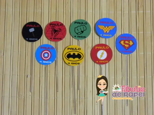 Toppers Super Heróis