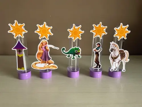 Tubetes Enrolados Rapunzel