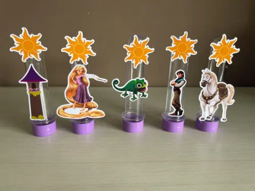 Tubetes Enrolados Rapunzel