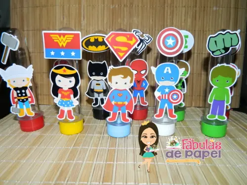 Tubetes Super Heróis