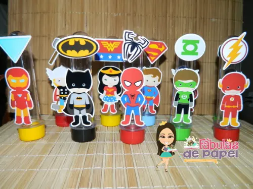 Tubetes Super Heróis