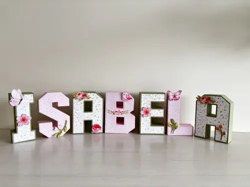 Letras 3D Festa Jardim Encantado