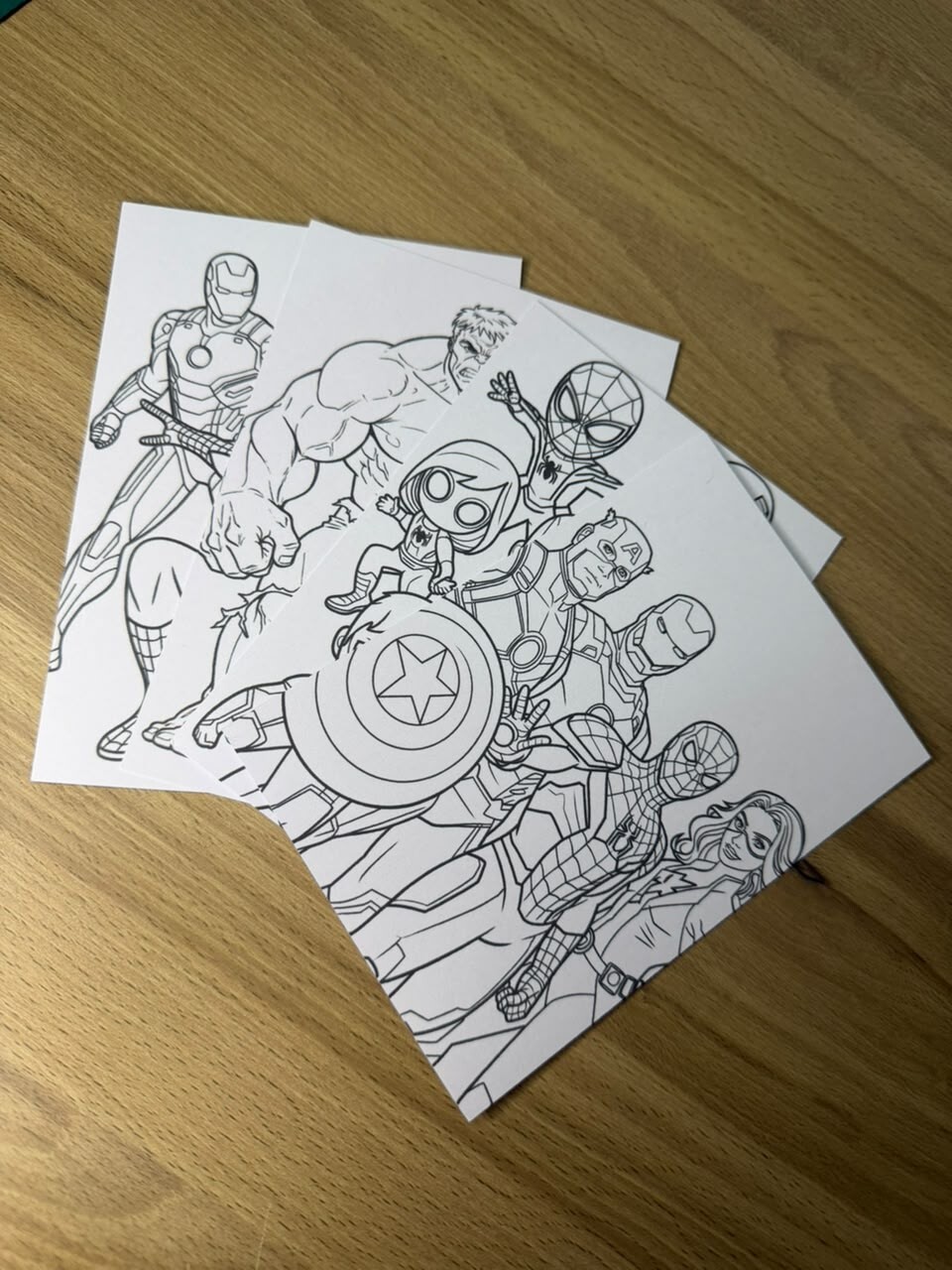 Cards de Colorir Personalizado Vingadores | Lembrancinha | Desenh