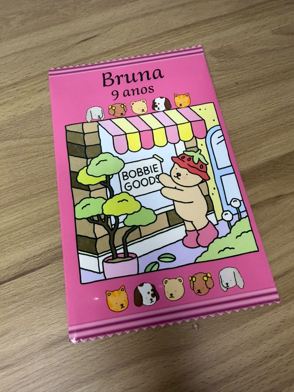 Cards de Colorir Personalizado Bob Goods | Lembrancinha | Desenho