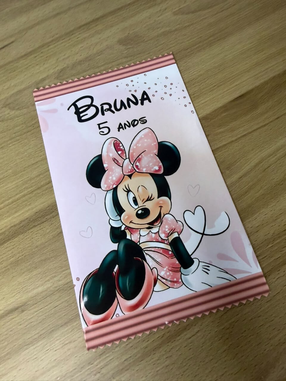Cards de Colorir Personalizado Minnie | Lembrancinha | Desenhos |
