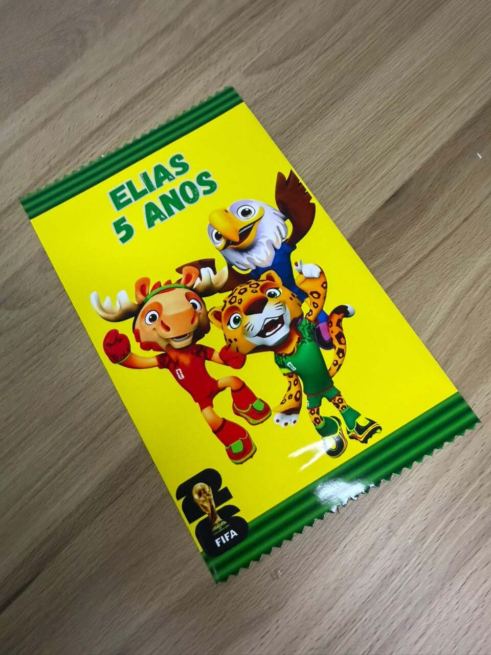 Cards de Colorir Personalizado Mascotes da Copa | Lembrancinha | 