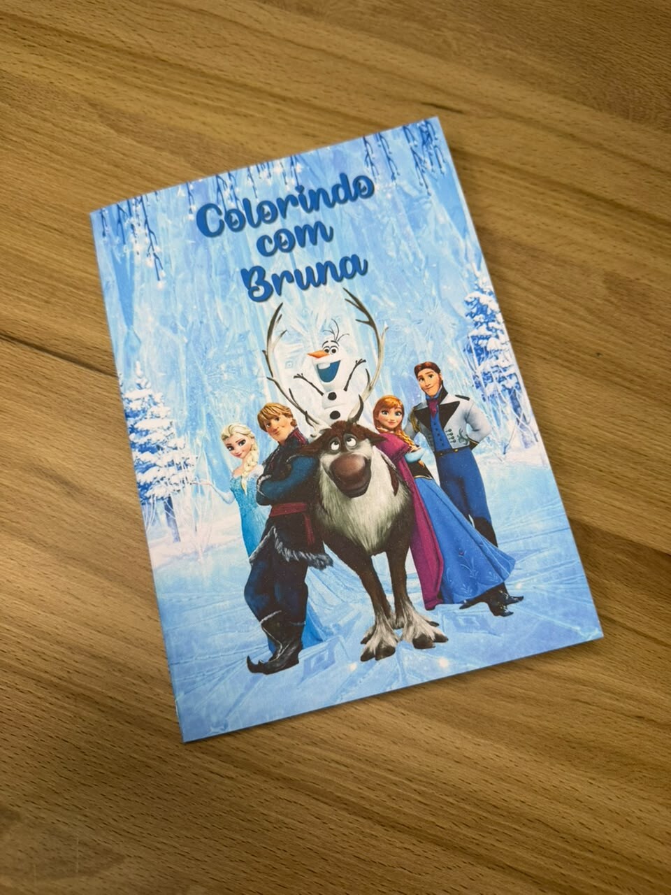 Livrinho de Colorir Personalizado Frozen | Lembrancinha | Anivers