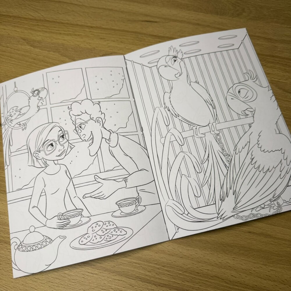 Livrinho de Colorir Personalizado Rio | Lembrancinha | Aniversár