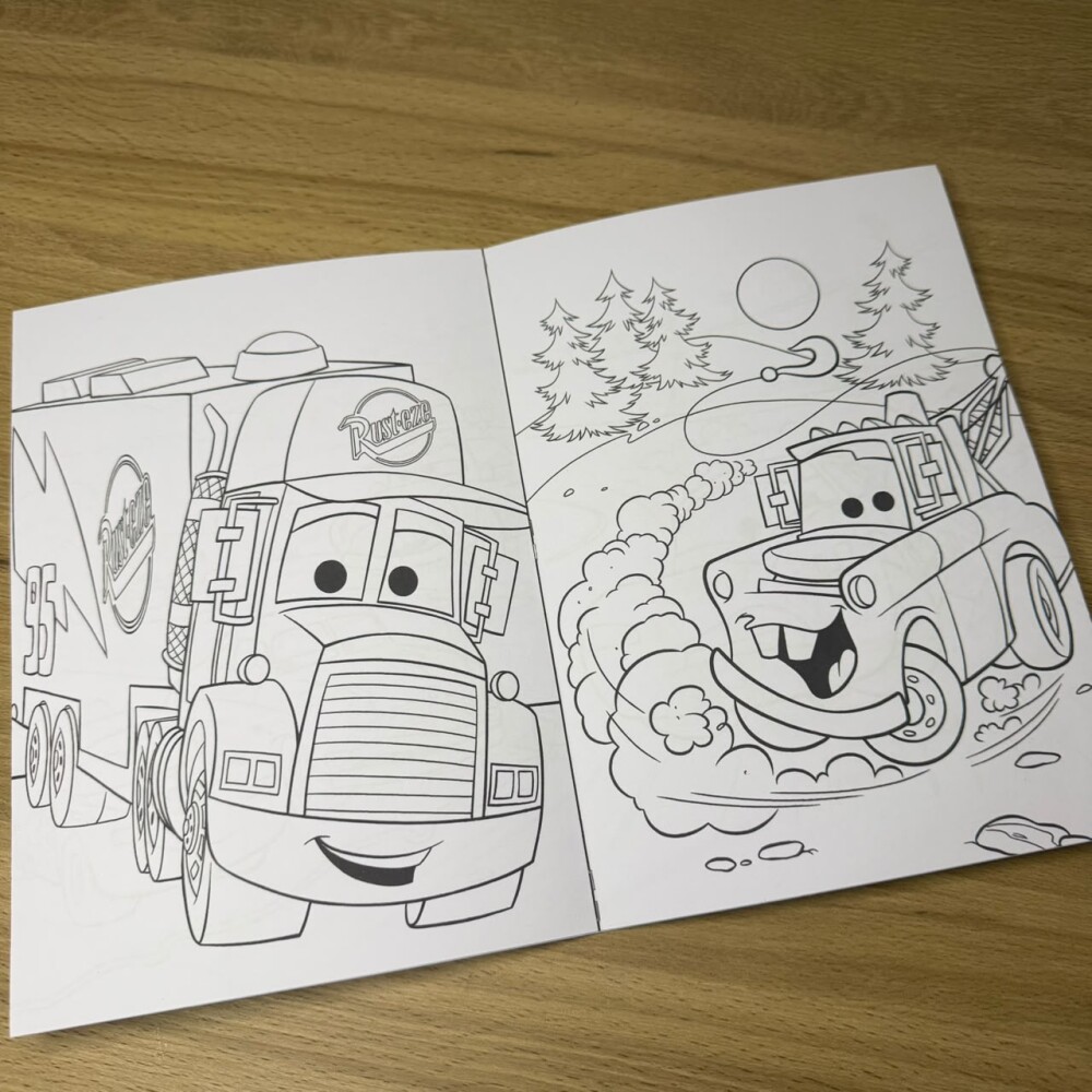 Livrinho de Colorir Personalizado Carros | Lembrancinha | Anivers
