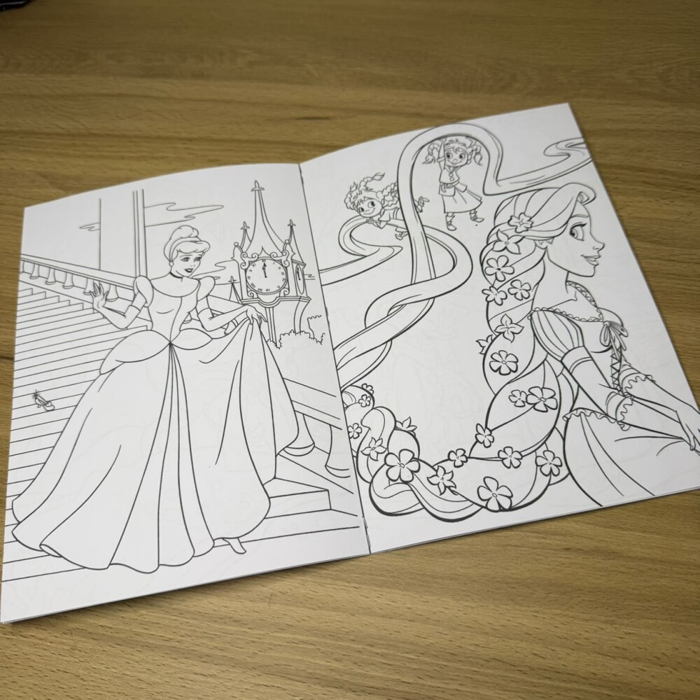 Livrinho de Colorir Personalizado Princesas | Lembrancinha | Aniv