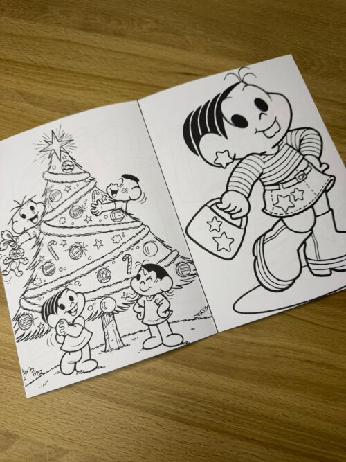 Livrinho de Colorir Personalizado Turma da Mônica | Lembrancinha