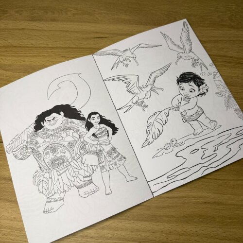 Livrinho de Colorir Personalizado Moana | Lembrancinha | Anivers?