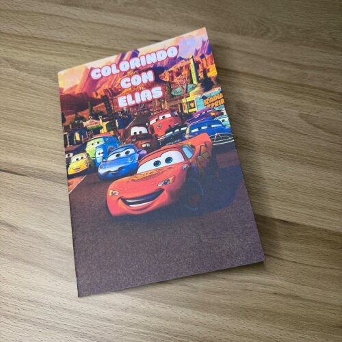 Livrinho de Colorir Personalizado Carros | Lembrancinha | Aniversário Infantil | Festa
