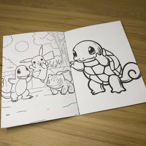 Livrinho de Colorir Personalizado Pokemon | Lembrancinha | Aniver