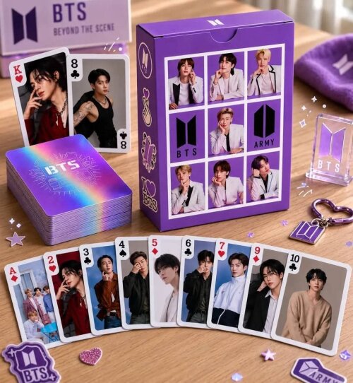 💜 Baralho BTS Personalizado Arquivo Digital Pronto para Imprimir 💜