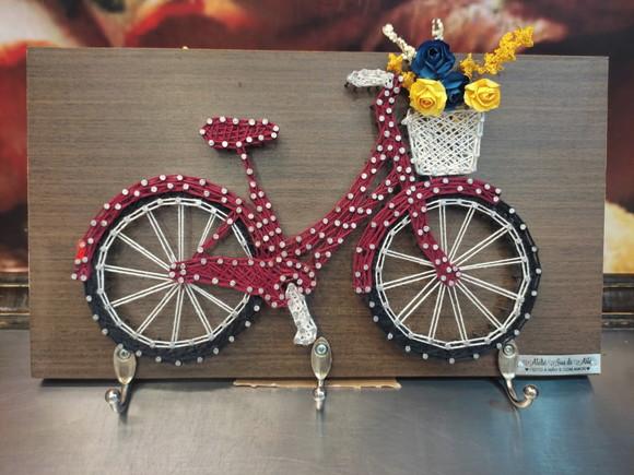 Quadro Porta Chaves Bicicleta