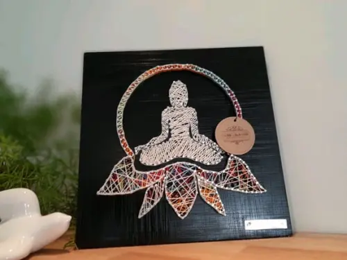 Quadro Nasmastê em String Art