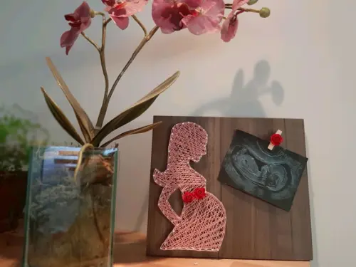 Quadro Gestação com foto