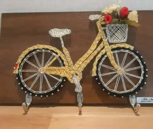 Quadro Porta Chaves Bicicleta