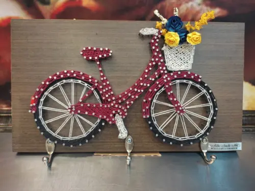 Quadro Porta Chaves Bicicleta