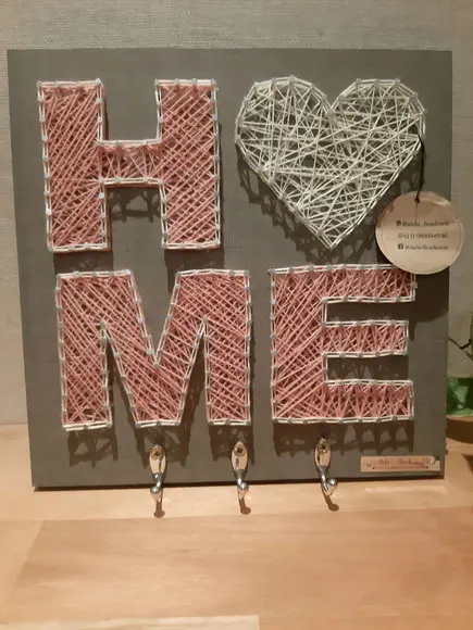 Quadro Porta Chaves Home