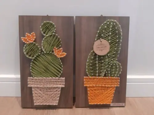 Quadros Dupla de Cactos