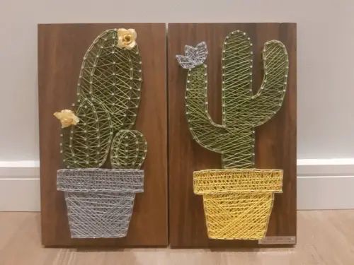 Quadros Dupla de Cactos