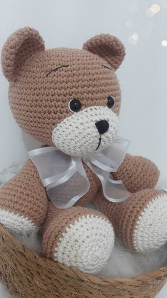 Urso Teddy Crochê Amigurumi