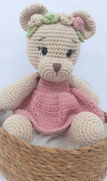Trio Bosque Crochê Menina Amigurumi