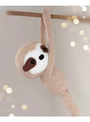 Bicho Preguiça Crochê Amigurumi