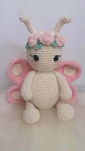 Borboleta Crochê Amigurumi