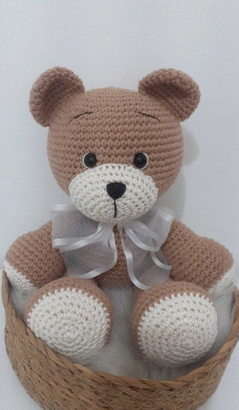 Urso Teddy Crochê Amigurumi