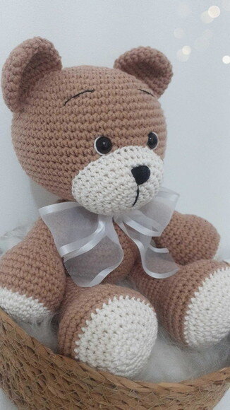 Urso Teddy Crochê Amigurumi