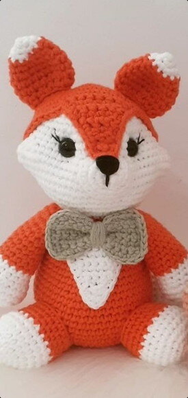 Raposa Crochê Amigurumi