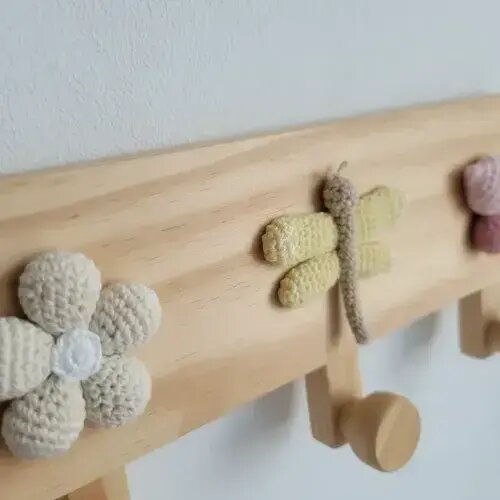 Cabideiro Crochê Amigurumi