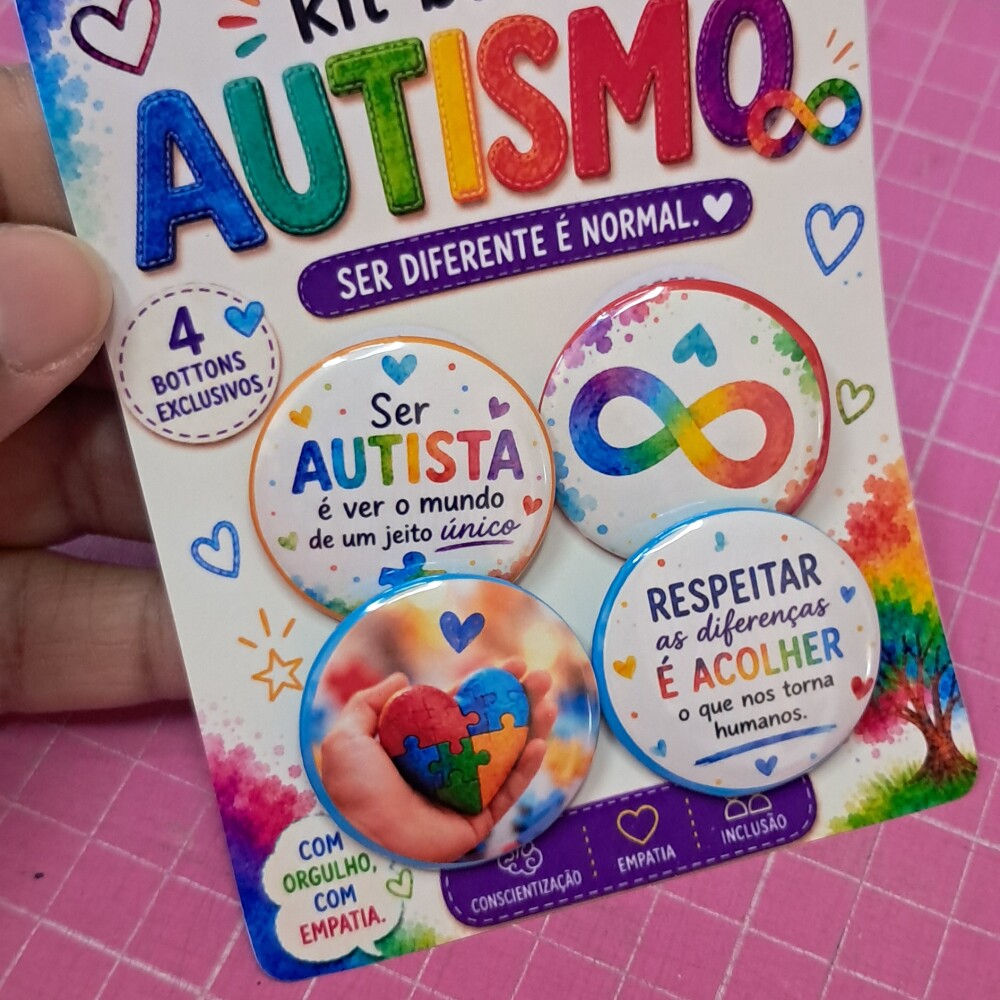 Bottom Alfinete Autismo