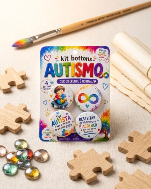 Bottom Alfinete Autismo