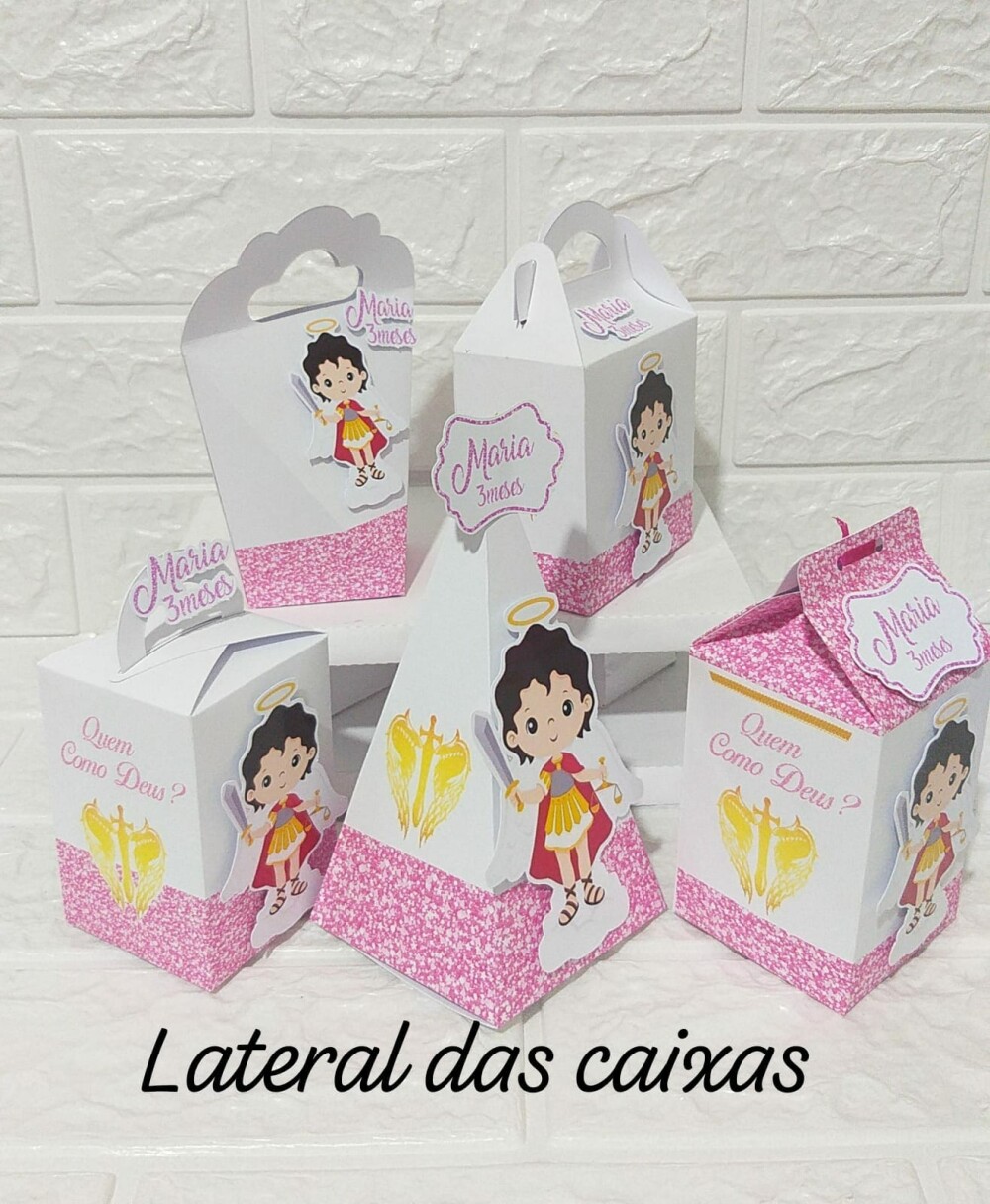 Lembrancinhas Para Aniversário Kit Festa São Miguel Arcanjo Ros