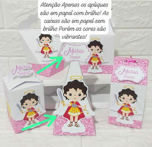 Lembrancinhas Para Aniversário Kit Festa São Miguel Arcanjo Ros