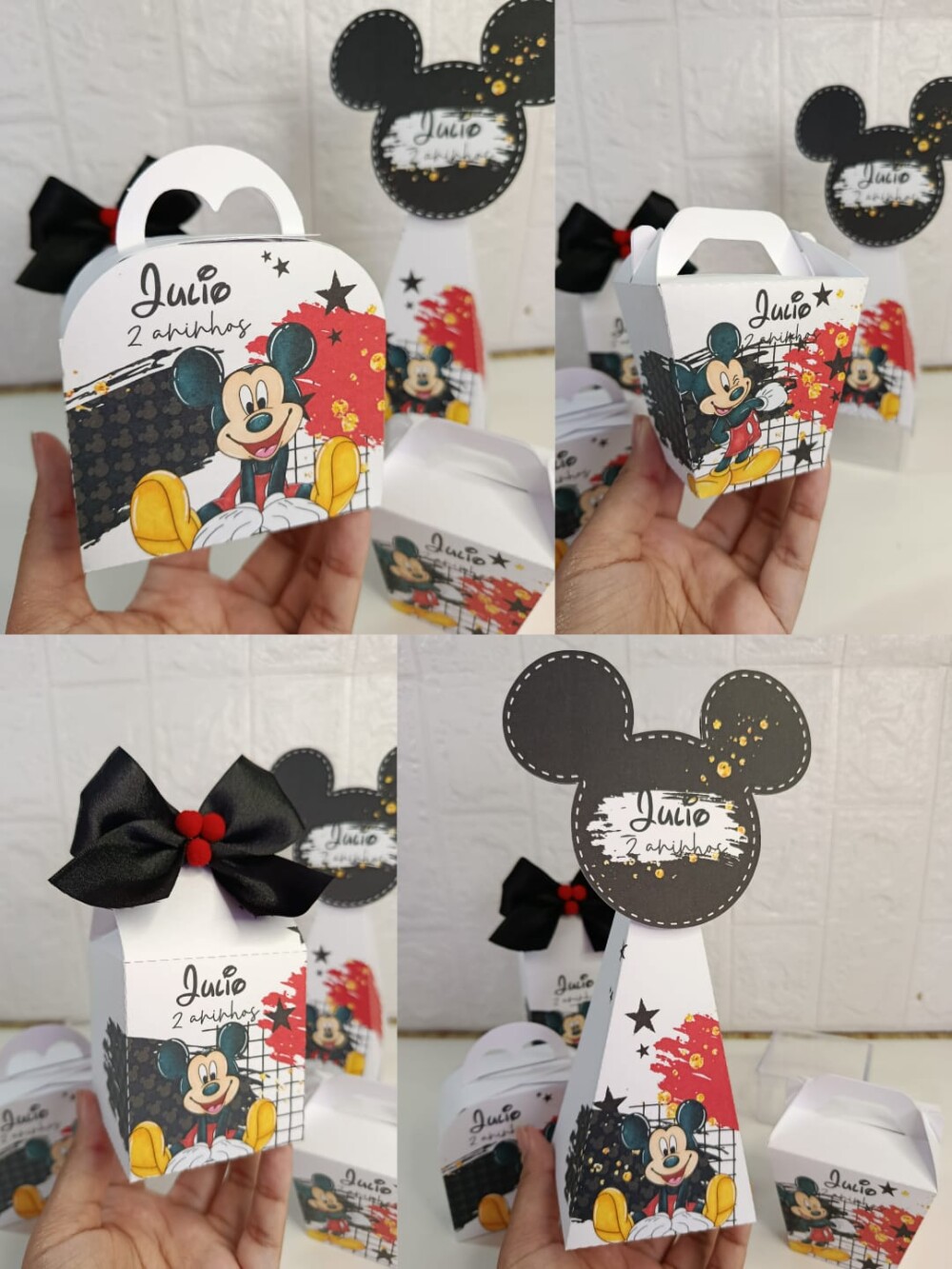 PEGUE E MONTE Mickey 20 peças